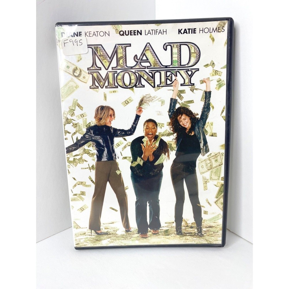 Mad Money $ (DVD) WIDESCREEN & Full-Screen Diane Keaton, Queen Latifah & Katie H